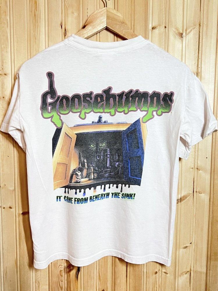 VTG 90s Goosebumps Youth T-Shirt #30 It Came From Beneath The Sink 1995 USA sz L